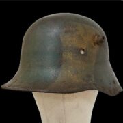 WW1 Imperial German Army - M1916 M1917 CAMOUFLAGED HELMET SHELL - VERY NICE!