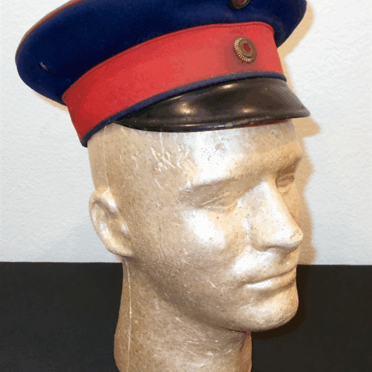 WW1 Imperial Prussian Baden Army Schirmmütze - OFFICER VISOR CAP - UNIT MARKED!