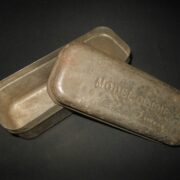 WW1 US Army Navy Air Corps  - " MODEL OF 1916 " BACON RATION TIN #1 - NICE!