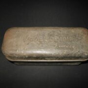 WW1 US Army Navy Air Corps  - " MODEL OF 1916 " BACON RATION TIN #1 - NICE! - Image 4