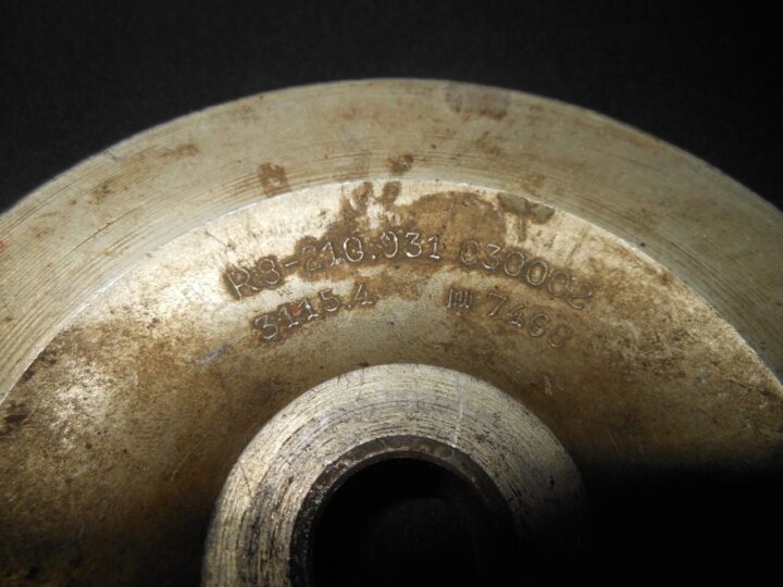 WW2 German Aircraft Seilrolle - PULLEY WHEEL - ANTENNA & CONTROLS - Me210 - Image 3