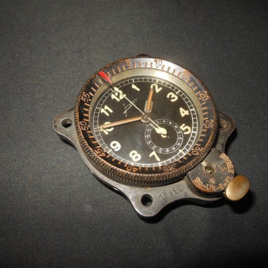 WW2 German Luftwaffe Aircraft Junghans - COCKPIT CLOCK - 1st MODEL - VERY RARE!