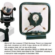 WW2 German Luftwaffe Aircraft - PINTSCH MORSE CODE RADIO ROOM CLOCK - VERY RARE! - Image 9