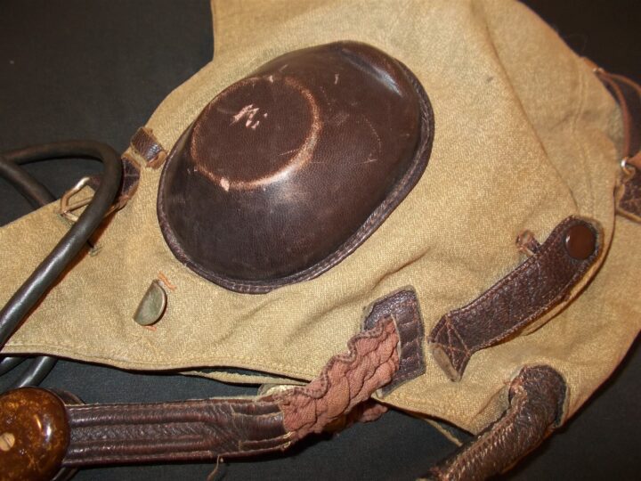 WW2 German Luftwaffe LKpS100 Fliegerkopfhaube - PILOT FLIGHT HELMET - EARLY! - Image 13