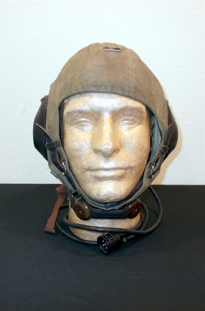 WW2 German Luftwaffe LKpS100 Fliegerkopfhaube - PILOT FLIGHT HELMET - EARLY! - Image 3