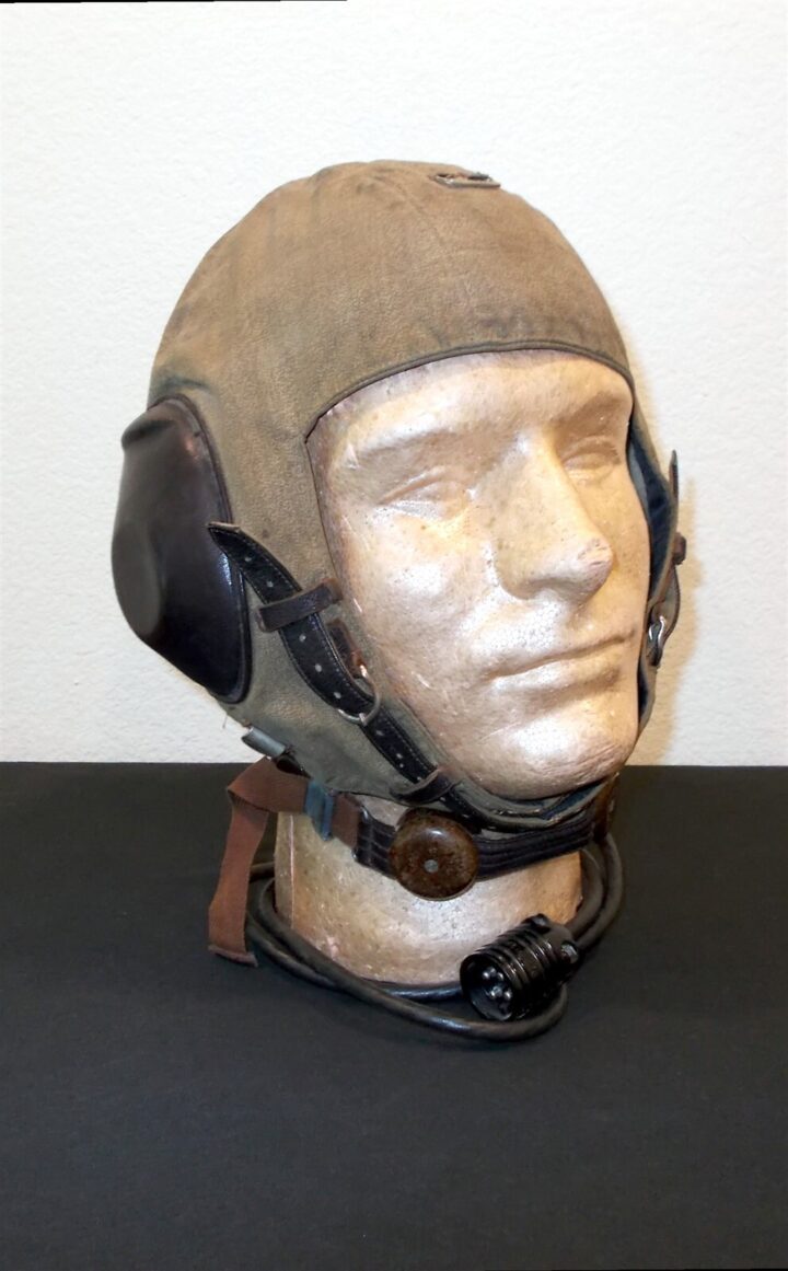 WW2 German Luftwaffe LKpS100 Fliegerkopfhaube - PILOT FLIGHT HELMET - EARLY!