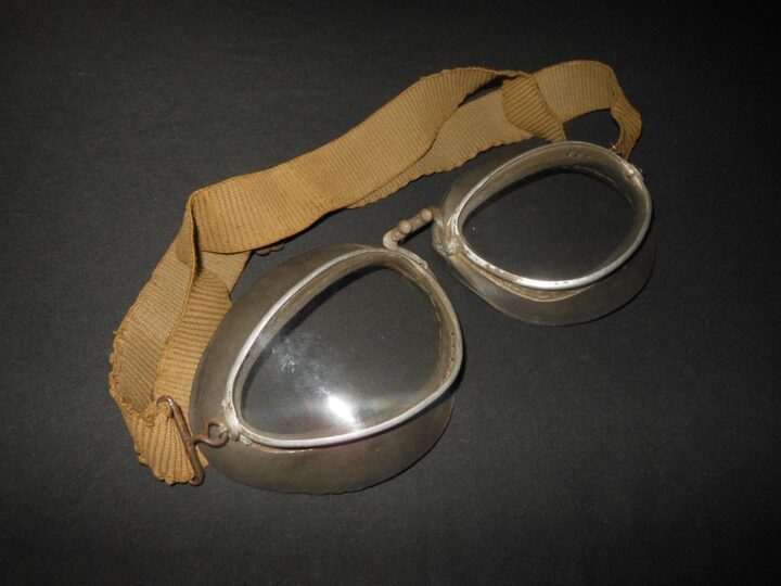 WW2 German Luftwaffe - WAGENER MODEL 306 PILOT GOGGLES - LATE - NICE! - Image 4