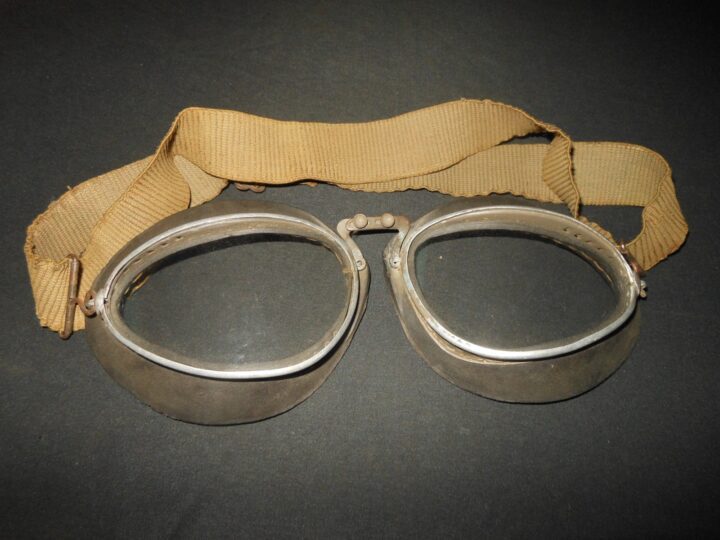 WW2 German Luftwaffe - WAGENER MODEL 306 PILOT GOGGLES - LATE - NICE! - Image 5