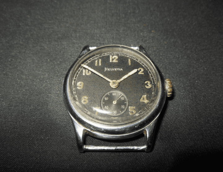 WW2 German Wehrmacht Dienstuhr - PERSONAL SERVICE WATCH - HELVETIA - PUBLISHED! - Image 6