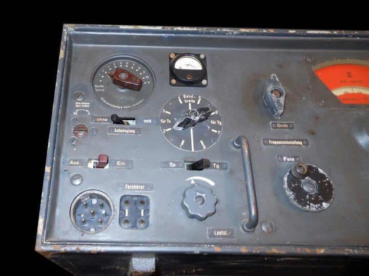 WW2 German Wehrmacht Kw.E.a Kurzwellen Empfänger a - RADIO RECEIVER - RARE! - Image 6