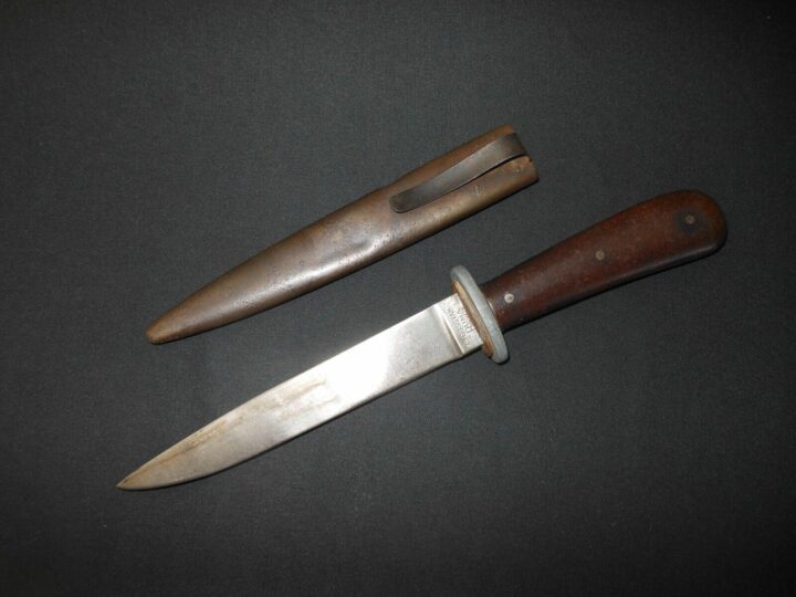 WW2 German Wehrmacht Nahkampfmesser - COMBAT TRENCH KNIFE / DAGGER - PUMA