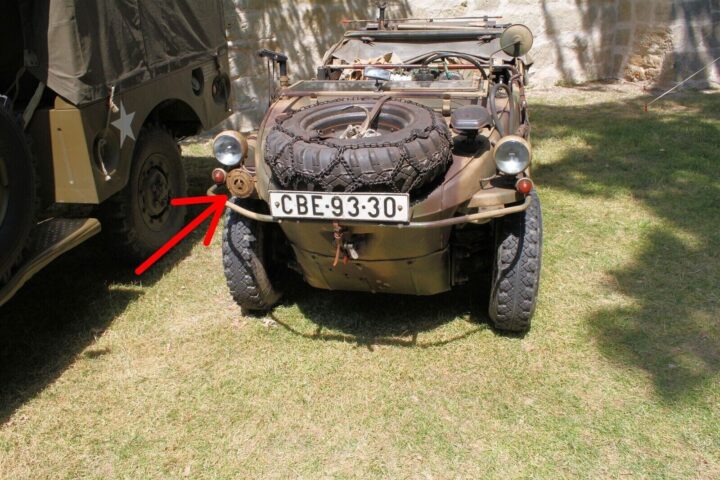 WW2 German Wehrmacht - VEHICLE HORN - HO / FDF 6 (4/8) - Kubel Schwimm Opel - Image 7