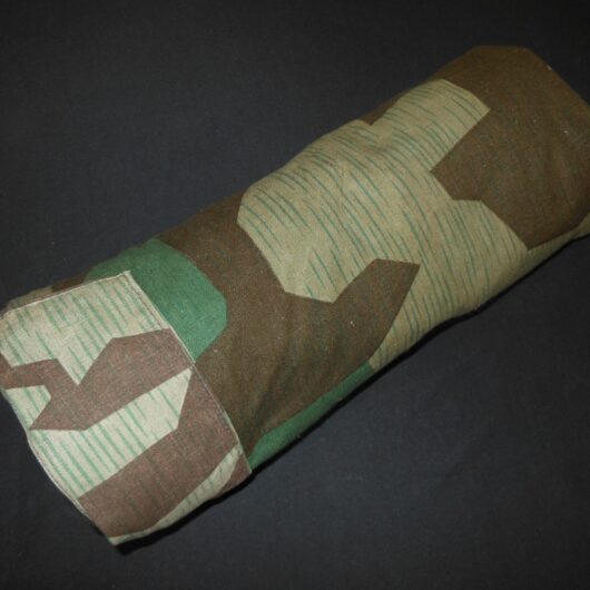 WW2 German Wehrmacht Zeltbahn 31 - SPLINTER CAMO SHELTER QUARTER - 1945 - MINT!