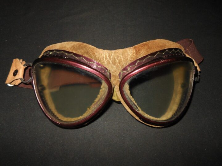 WW2 Imperial Japanese Navy Army - PILOT FLIGHT GOGGLES - A6M GM1 - PERFECT! - Image 3