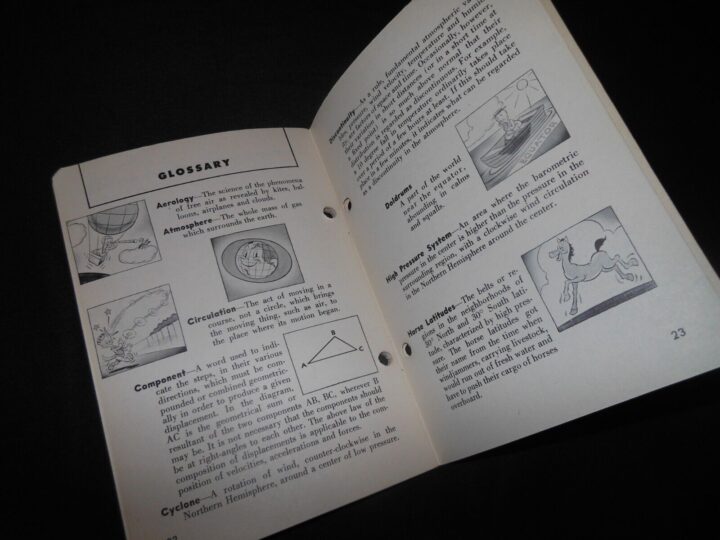 WW2 US Navy Training Handbook - AIR MASSES & FRONTS - PBY Gunner Veteran Estate - Image 8