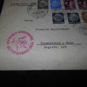 1936 BERLIN OLYMPICS - HINDENBURG FLOWN COVER / ENVELOPE - VERY NICE! - Image 5