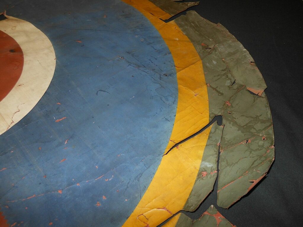 WW II British RAF Aircraft – ROUNDEL ON CAMO FABRIC – DH. 98 MOSQUITO ...