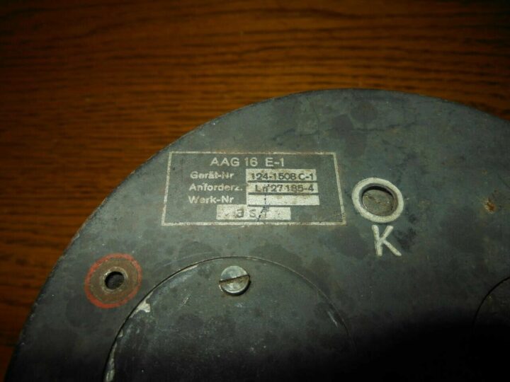 WW II German Aircraft AAG16 E-1 - FuG16 ANTENNA - Me109 Fw190 Me262 - VERY RARE! - Image 4