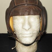 WW II US Navy Aircraft - TYPE AN-6540 LEATHER FLIGHT HELMET - SUPERB - NOS! - Image 4