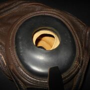 WW II US Navy Aircraft - TYPE AN-6540 LEATHER FLIGHT HELMET - SUPERB - NOS! - Image 8