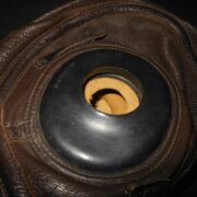 WW II US Navy Aircraft - TYPE AN-6540 LEATHER FLIGHT HELMET - SUPERB - NOS! - Image 10