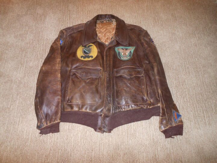 WW II USAAF FLIGHT JACKET - 8th BOMB SQUADRON 3rd BOMB GROUP - PRIVATE PURCHASE