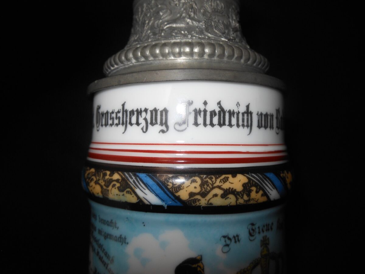 WW1 Imperial Prussian Army - REGIMENTAL STEIN - 8 INF RGT GROSSHERZOG VON BADEN - Image 14