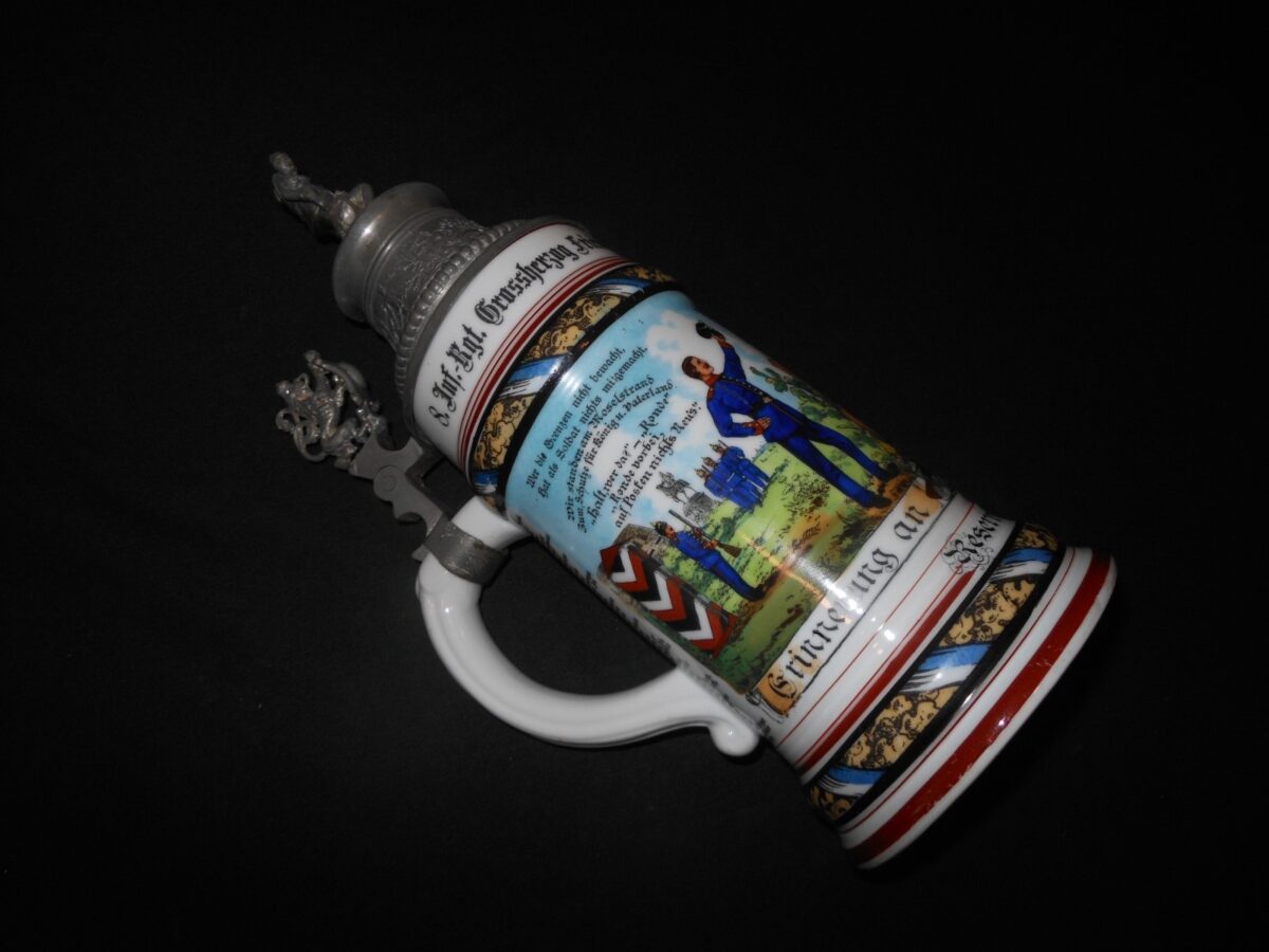 WW1 Imperial Prussian Army - REGIMENTAL STEIN - 8 INF RGT GROSSHERZOG VON BADEN - Image 5