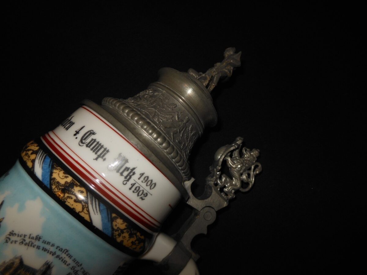 WW1 Imperial Prussian Army - REGIMENTAL STEIN - 8 INF RGT GROSSHERZOG VON BADEN - Image 8
