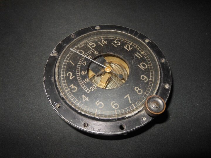 WW1 / WW2 British RFC RAF - ZENITH MARK V AIRCRAFT ALTIMETER - SOPWITH - RARE!