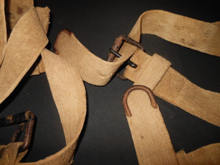 WW2 German Luftwaffe - CANVAS ORDNANCE CARRYING / HOISTING STRAPS - VERY NICE! - Image 4