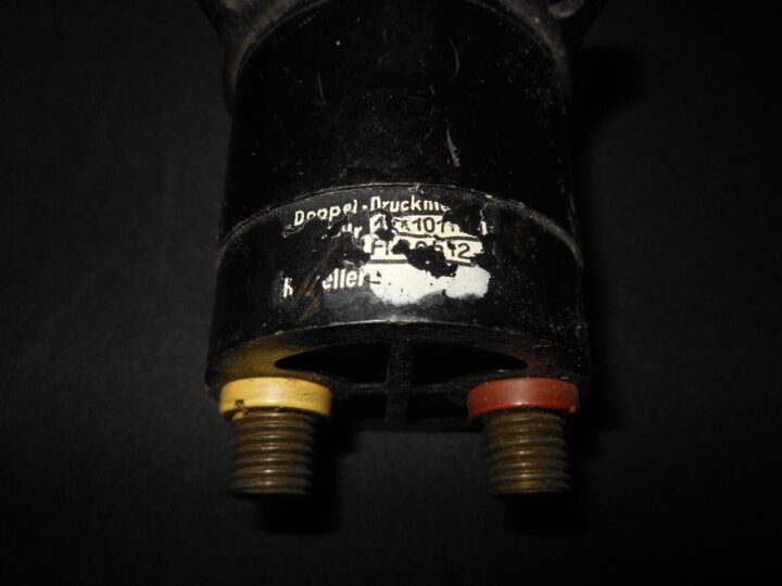 WW2 German Luftwaffe Doppeldruckmesser - DUAL PRESSURE GAUGE - Fi156 Me108 Fw44 - Image 7