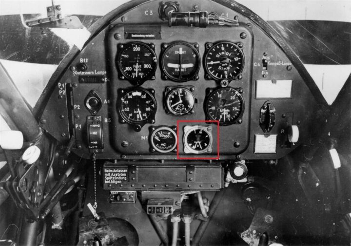 WW2 German Luftwaffe Doppeldruckmesser - DUAL PRESSURE GAUGE - Fi156 Me108 Fw44 - Image 9