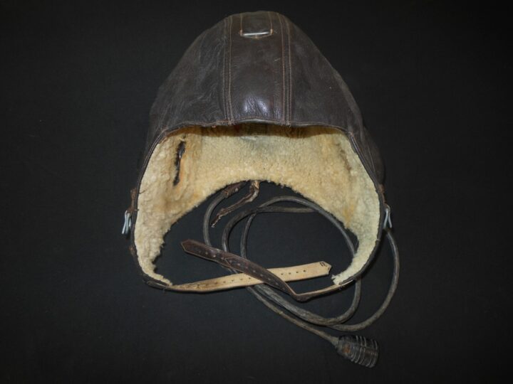 WW2 German Luftwaffe LKpW101 Fliegerkopfhaube - WINTER FLIGHT HELMET - LARGE! - Image 11