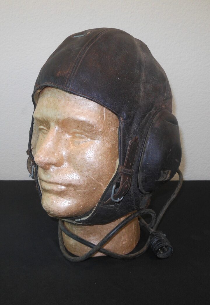 WW2 German Luftwaffe LKpW101 Fliegerkopfhaube - WINTER FLIGHT HELMET - LARGE! - Image 3