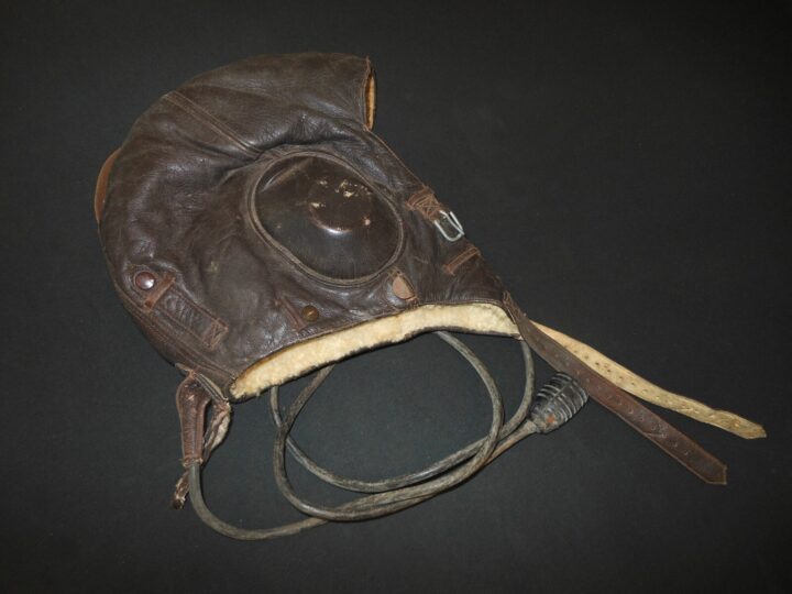 WW2 German Luftwaffe LKpW101 Fliegerkopfhaube - WINTER FLIGHT HELMET - LARGE! - Image 8