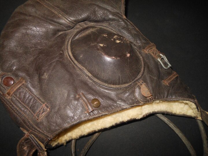 WW2 German Luftwaffe LKpW101 Fliegerkopfhaube - WINTER FLIGHT HELMET - LARGE! - Image 9
