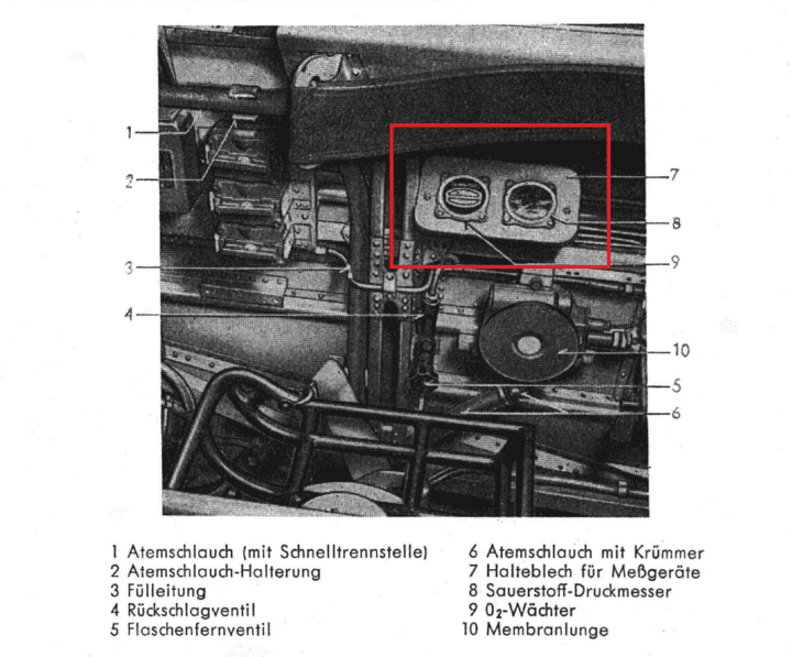 WW2 German Luftwaffe Sauerstoff Anlage - OXYGEN SYSTEM PANEL - Ju87 D - RARE! - Image 10