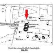 WW2 German Luftwaffe Wartungklappe - AIRCRAFT FUEL FILLING HATCH - Do17 P - RARE - Image 9
