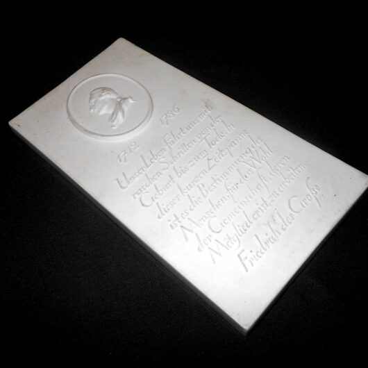 WW2 German Plaster Wandtafel Friedrich der Große – PLASTER PLAQUE – VERY NICE!