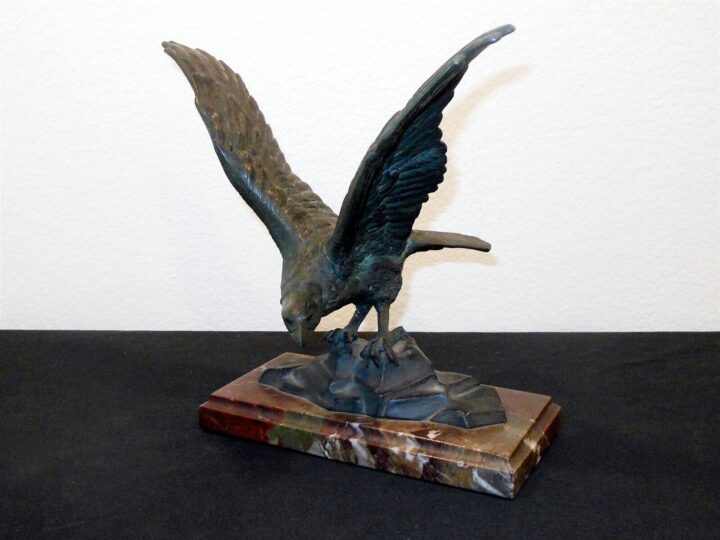 WW2 German Wehrmacht - EAGLE PRESENTATION AWARD PAPERWEIGHT - SUPERB! - Image 3