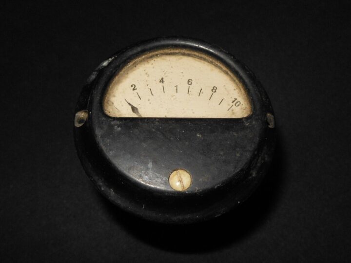 WW2 German Wehrmacht - ELECTRICAL AMMETER - RADIO EQUIPMENT - RARE! - Image 3