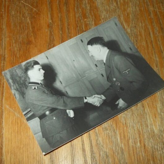 WW2 German Wehrmacht Elite Autograph - UNTERSTURMFUHRER ALFRED SCHNEIDEREIT