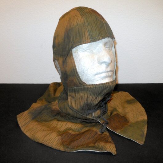 WW2 German Wehrmacht Kopfhaube - REVERSIBLE CAMOUFLAGE HOOD – SUMPFTARNMUSTER 43