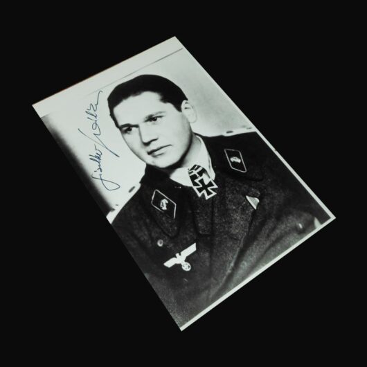 WW2 German Wehrmacht Panzer Autographed Photo - GISHELHER WILKE - NICE!