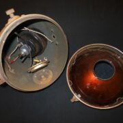 WW2 German Wehrmacht Scheinwerfer - MOTORCYCLE HEADLIGHT LAMP - KS750 BMW R75 - Image 12