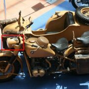 WW2 German Wehrmacht Scheinwerfer - MOTORCYCLE HEADLIGHT LAMP - KS750 BMW R75 - Image 15