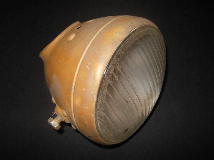 WW2 German Wehrmacht Scheinwerfer - MOTORCYCLE HEADLIGHT LAMP - KS750 BMW R75 - Image 6