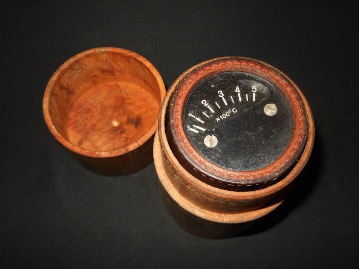WW2 German Wehrmacht Temp-Anzeiger - FLAK & KWK CANNON TEMPERATURE GAUGE - RARE! - Image 3