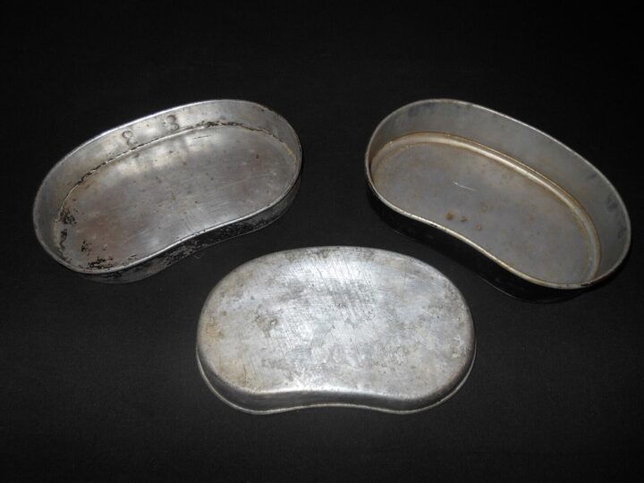 WW2 Imperial Japanese Army - EM / NCO MESS KIT LIDS x3 - VERY NICE! - Image 6